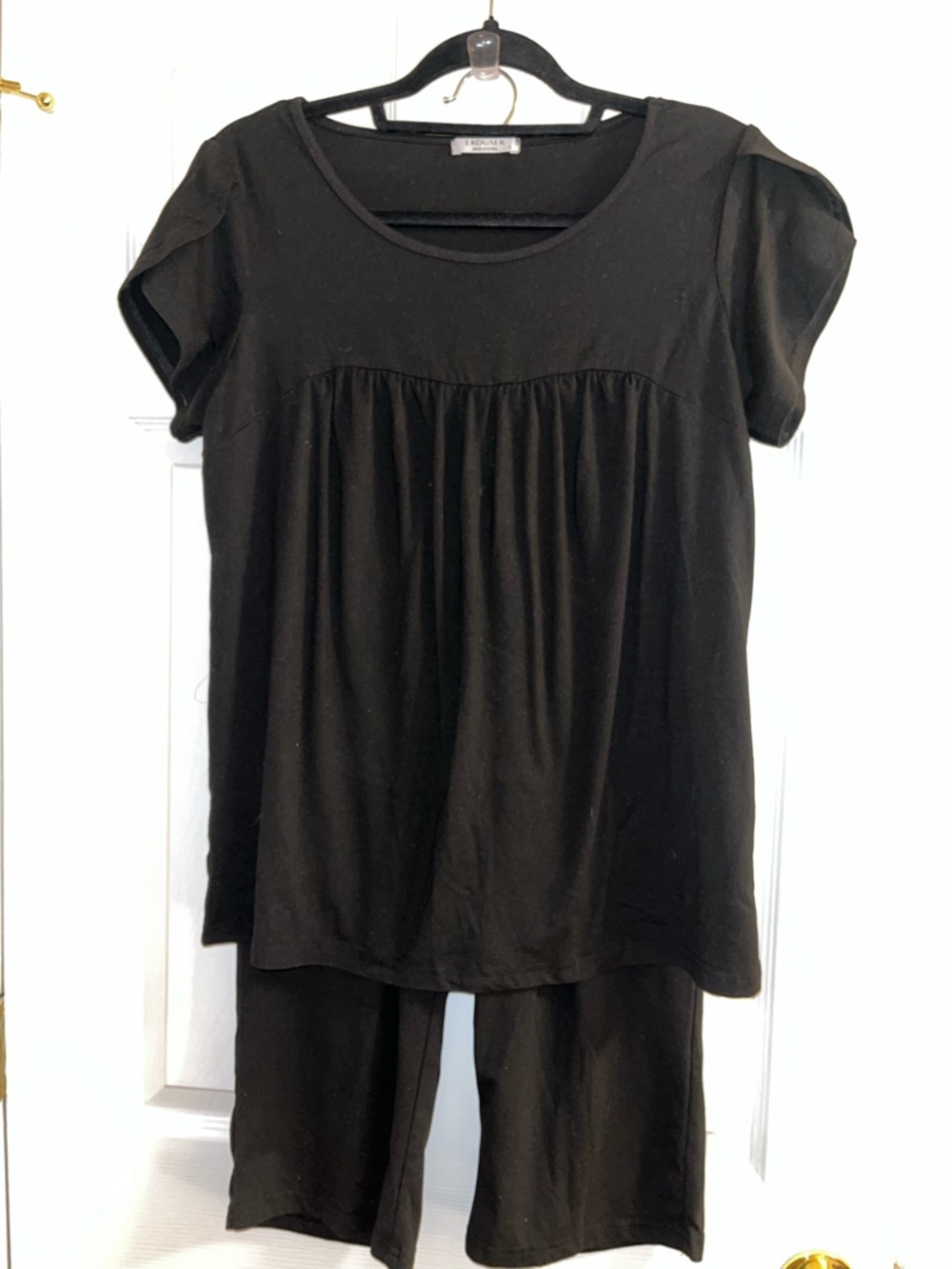 Black Pajama Set